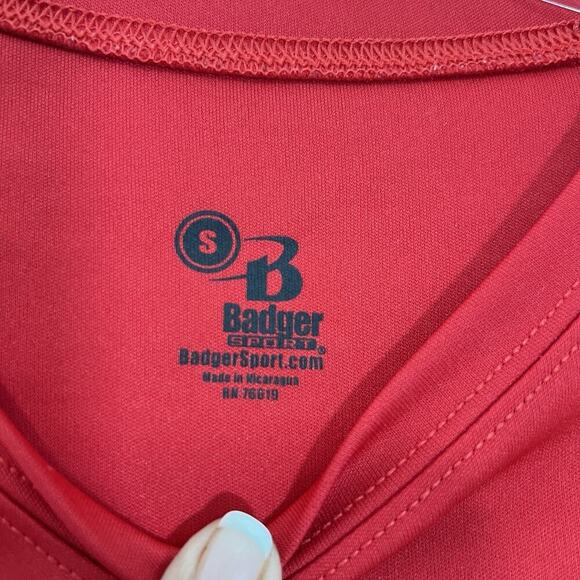 Team USA Olympic Tee Shirt Badger Sports Size Small Red Performance - Picture 5 of 9